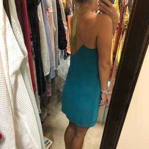 Teal dress